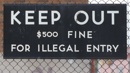 Sample exterior signage outside a TTC subway station